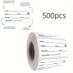 500 darab Élelmiszer címke