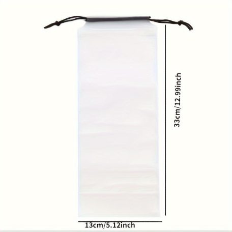 Vízálló matt áttetsző esernyőtároló táska zsinórral