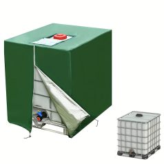  1000L Kültéri IBC Víztartály Fedél - Időjárásálló, Porálló és Hőálló Cipzárral