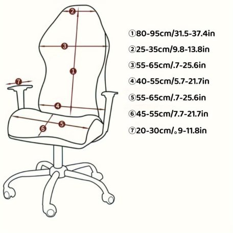 Klasszikus Stretch Polár gémer szék huzat