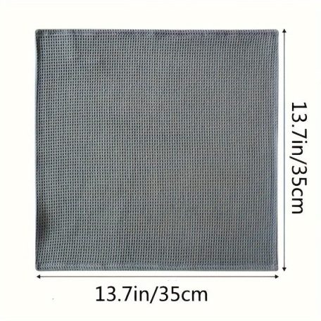 4db Gofri Szövésű Konyharuha, 34.8cm Négyzet - Ultra Nedvszívó Pamut Konyharuha