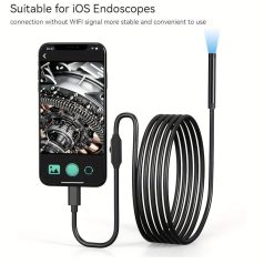   Ipari Endoszkóp Kamera Apple-hez, 5.5mm Objektív, 1080P HD Felbontás