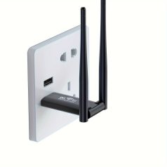   USB vezeték nélküli WiFi hatótávnövelő, 300Mbps hálózati jelerősítő