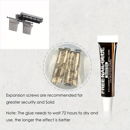 Alumínium ötvözet összecsukható szárítóállvány horogokkal