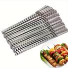 Rozsdamentes acél BBQ nyársbot