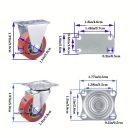 8db Tartós PVC Görgő