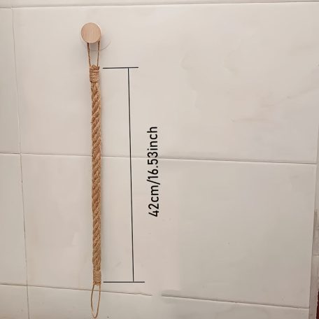 Rusztikus Kenderkötél WC Papírtartó