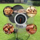 Rozsdamentes Acél Grill Hőmérő