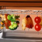 Függőleges rozsdamentes acél grilltű