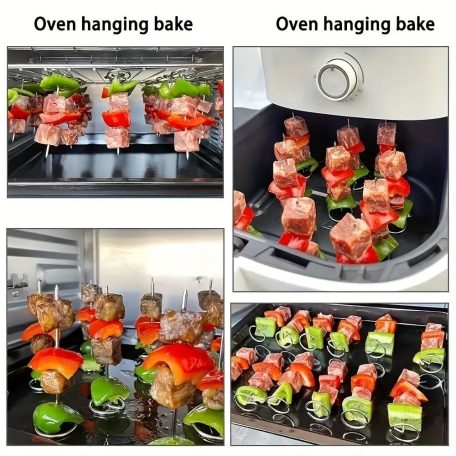 Függőleges rozsdamentes acél grilltű