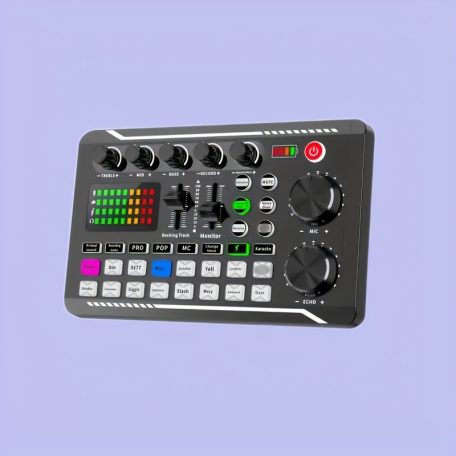 LED hangkeverő pult – multi-effekt audio vezérlés hangerővel, basszussal, track módokkal