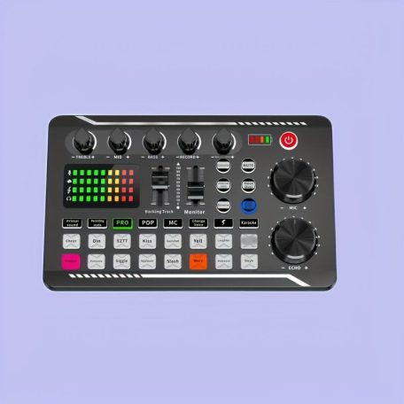 LED hangkeverő pult – multi-effekt audio vezérlés hangerővel, basszussal, track módokkal