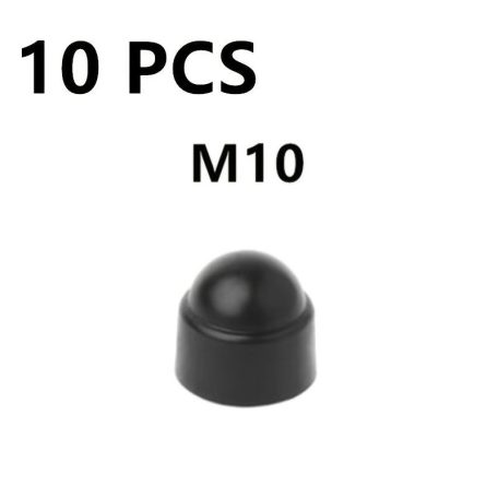 10db M6 M8 M10 M12 Csavar Védősapka Fedél Csavar Anyák Szabadon Látható Hatszögletű Műanyag Csavar Anya Rozsdamentes Porvédő Autó Kiegészítők 10 darab M10