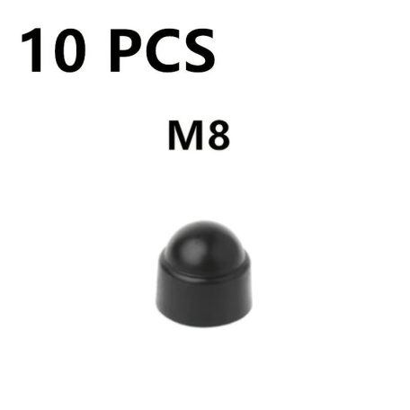 10db M6 M8 M10 M12 Csavar Védősapka Fedél Csavar Anyák Szabadon Látható Hatszögletű Műanyag Csavar Anya Rozsdamentes Porvédő Autó Kiegészítők 10 darab M8
