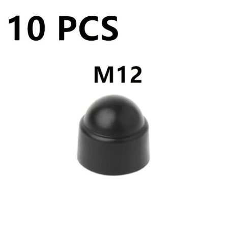 10db M6 M8 M10 M12 Csavar Védősapka Fedél Csavar Anyák Szabadon Látható Hatszögletű Műanyag Csavar Anya Rozsdamentes Porvédő Autó Kiegészítők 10 darab M12