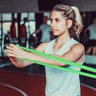 3 db jóga ellenállás szalag készlet, TPE elasztikus szalagok 4 ellenállási szinttel, sport gyakorlati felszerelések fitneszhez, jóghoz, pilateshez, erősítő edzéshez