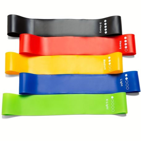 5db ellenálló szalagok, tornaszalagok, edzőszalagok az egész testre kiterjedő fitneszhez, zsákmányhoz, lábhoz, karhoz, nyújtáshoz, otthoni edzőteremhez, fitneszhez, jógához és pilateshez