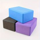 2 db egyszínű jógatégla, csúszásmentes, nagy sűrűségű jógablokkok, alkalmasak testformáláshoz, lábnyomáshoz, jógához és pilateshez Yoga Brick-Lila/2db