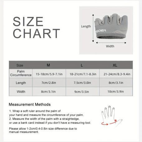 1 Pár Uniszex Könnyű Négyujjas Edzőkesztyűs Fogóképesség Fejlesztéshez, Súlyemeléshez és Edzéshez Fekete - L