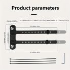 1 db Fúrásmentes Kerékpár Vizespalack Tartó Adapter - Rozsdamentes Acél, Univerzális Kiegészítő Hegyi és Országúti Kerékpárokhoz, Biztos Rögzítés Hidratációs Rendszerhez Fekete