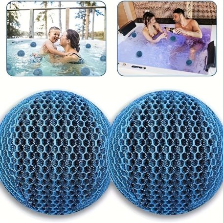 2 db Újrahasználható jakuzzi vagy medence szennyeződés-elnyelő golyók