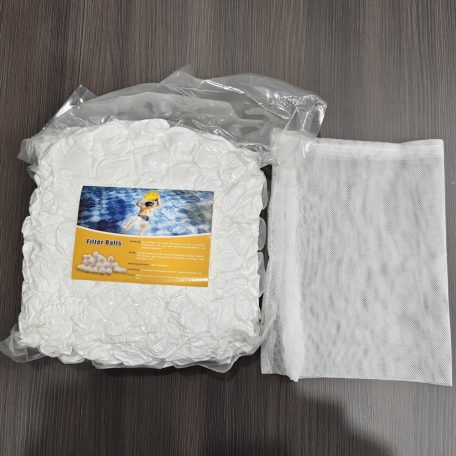 Újrahasználható medenceszűrő labdák 200g mosótáskával  Tiszta víz homokszűrőhöz akváriumhoz
