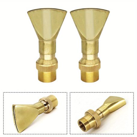 2 db bronz fúvóka szökőkúthoz és tóhoz – Állítható, ergonomikus kialakítás, vízszóró fémfej