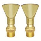 2 db bronz fúvóka szökőkúthoz és tóhoz – Állítható, ergonomikus kialakítás, vízszóró fémfej