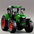 1/24 Méretarányú Vékonykerekű Játék Traktor