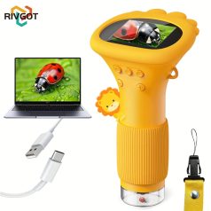   1000× Kézi Digitális Mikroszkóp –  IPS Kijelző, USB Kamera