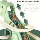 Dinoszaurusz mászócsúszdás játék 3 db autóval