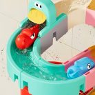 Interaktív vízi játékkészlet dinoszaurusz pályákkal, csúszdákkal és építőkockákkal