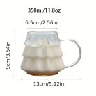 350 ml Karácsonyi üvegpohár