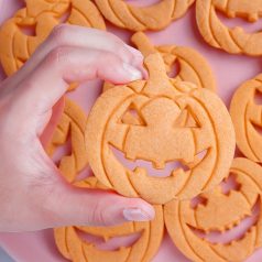   10 darabos Halloween Tök Alakú Süteményszaggató Készlet