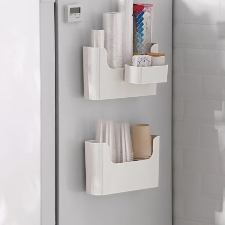 Szekrényajtóra szerelhető tárolószervező