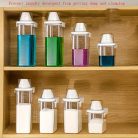 3db, Mosópor Tároló Doboz, Nagy Űrtartalmú Szappanos Műanyag Háztartási Vödör Tartály