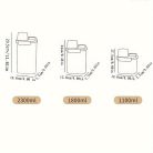 3db, Mosópor Tároló Doboz, Nagy Űrtartalmú Szappanos Műanyag Háztartási Vödör Tartály