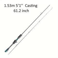   Ultrakönnyű Crappie Panfish Bot Kúpos Nyéllel, Carbon Fishing UL Dobóbottal