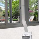 Univerzális hordozható légkondicionáló elszívó tömlő, balmenetes, 100/200 cm 15 cm átmérő, 100 cm