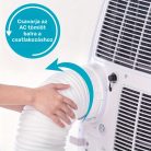 Univerzális hordozható légkondicionáló elszívó tömlő, balmenetes, 100/200 cm 15 cm átmérő, 200 cm