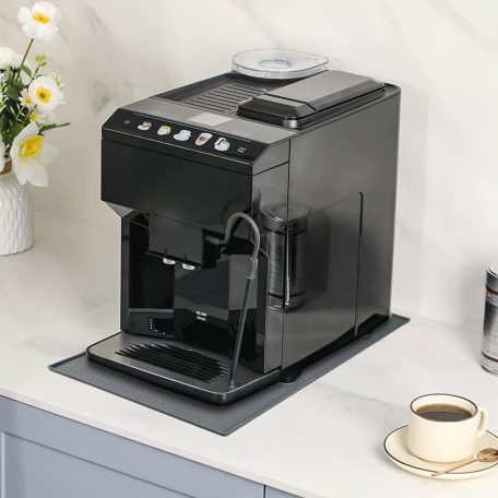 Szilikon alátét kávégépekhez, kompatibilis a De Longhi Magnifica 1 és Philips LatteGo gépekkel Fekete
