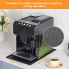 Szilikon alátét kávégépekhez, kompatibilis a De Longhi Magnifica 1 és Philips LatteGo gépekkel Fekete