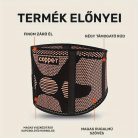 Réz deréktámasz öv, állítható kompressziós hátmerevítő, légáteresztő M méret, derékbőség 74,93–91,44 cm