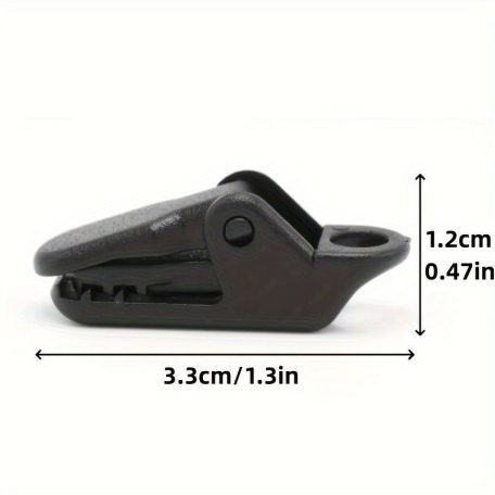 20 db sátor rögzítő klipsz, szélálló kialakítással táborozáshoz