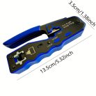 50 db Erős RJ45 krimpelő szett kábelteszterrel, vágóval - Cat5e/Cat5/Cat6 Ethernethez