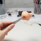Vicces, élethű pattanásnyomó fidget játék, újrahasználható szenzoros stresszoldó, mitesszer-nyomó modell - A
