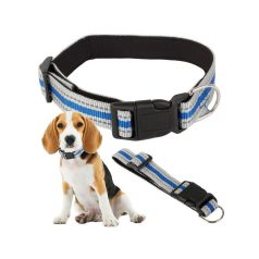   Fényvisszaverő nyakörv kutya macska erős állítható méretű - Reflective collar for dog cat strong adjustable s