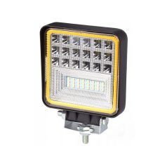  Led munkalámpa 42 LED-del és halogén izzóval 126W 12V-24V Cree technológiával