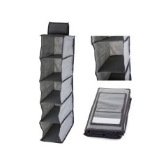   Ruhatárszervező függő polccal 5 polccal 70 cm - ruhásszekrény rendező polc 70 cm - ruharendező függő polc 5 polccal