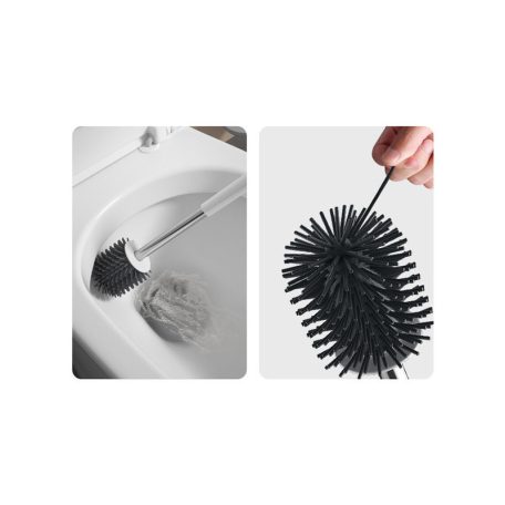 Szilikon WC kefe függeszthető fürdőszoba WC-hez